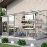 Vitavia - Anlehn-gew&auml;chshaus 'osiris 6500', Aluminium Eloxiert, 6,5 M2, 3 Mm Esg, 6