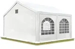 Toolport Partyzelt Festzelt 3x4 M In Wei&szlig; Professional Pe Plane 550 N...