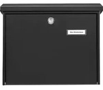 Burg Wachter - Briefkasten Amsterdam 867 S Farbe Schwarz