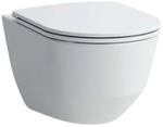 Pro - Wand-wc Mit Sitz Slim, Slowclose, Rimless, Wei&szlig; H8669570000001 - Laufen