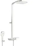 Hansa - Emotion - Thermostat-duschset Wellfit, 36x22 Cm, Wei&szlig; / Chrom 5865017282