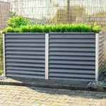 Vitavia - Hochbeet 'linus 858', Granit/ Alu Eloxiert, 188 X 96 X 86 Cm (l X B X H)