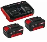 Original Einhell Starter Kit 2x 3,0 Ah Akkus Und Twincharger Power X-change (li-ion,