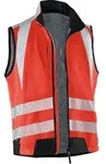 K&uuml;bler Weste Reflectiq Psa 2 7207 Warnrot/schwarz Gr.l
