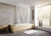 Banyo - Kleine Wolke Eckduschrollo 132 X 56 X 240 Cm Wei&szlig; Duschrollos