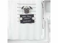 Bad Dog Collection, Textil Duschvorhang 180 x 180, 100% Polyester, Schwarz -...