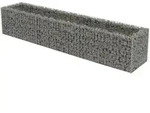 Vidaxl Gabion Raised Bed Galvanised Steel 270x50x50 Cm