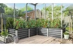 Vitavia - Hochbeet 'linus In & Out 401 M', Granit, 185 X 185 X 40 Cm (l X B X H