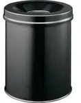 Durable - Dauerhafter 330501 Metall-abfalleimer Mit Rundem Aschenbecher Von 15 Liter,