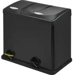 Tc2combo26 M&uuml;lleimer Trenneimer Abfalleimer Schwarz Papierkorb (8l + 18l) - Svita