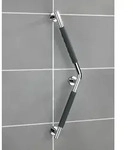 Fp - Wenko Edelstahl Wandhaltegriff Secura 37 X 37 Cm, Silber Gl&auml;nzend, Silikon