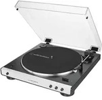 Plattenspieler Mit Bluetooth Schwarzsilber