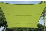 Sonnensegel - Rechteckig - 2 X 3 M - Farbe: Gelbgr&uuml;n