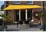 Vierecksonnensegel 300 X 400 Cm - Polyester - Farbe Sonnengelb