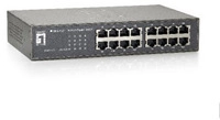 Switch 16p Dt Levelone Geu-1621 10/100/1000 (geu-1621)