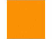Orange Tapete für Kinderzimmer | Einfarbige Vliestapete ideal für Jungen und