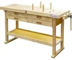 Holzmann - Hobelbank Wb162l Inkl. 4 Bankhaken Und Haltest&auml;be Hobelbank