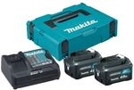 Pack 2 Akkus Bl1041b + Dc10sa + Makpac Makita 197641-2