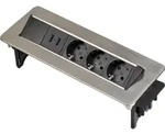 Brennenstuhl - Indesk Power 3fach, 2x Usb 2m H05vv-f3g1.5, Horizontal