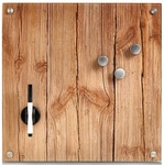 Memoboard Wood, Glas 40x40 Cm