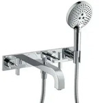 Axor Citterio 3-loch Wannenarmatur Mit Kreuzgriffen, - Hansgrohe