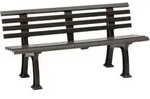 Blome - Gartenbank Sylt 3-sitzer L&auml;nge 1500 Mm, Braun