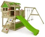 Spielturm Kletterger&uuml;st Tikataka Mit Rutsche & Schaukel, Kletterturm Mit...