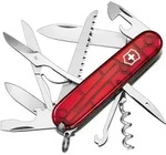 Offiziersmesser "huntsman" 91 Mm 15 Funktionen Rot Transparent