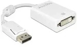 61765 Adapter De Kabel De Video 0,125 M Displayport Dvi-i White - Delock