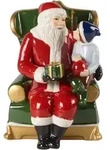 Weihnachtsmannfigur Im Sessel, Weihnachtsspielzeug Von Villeroy & Boch