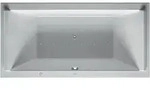 Duravit - Starck Whirlpool, Einbauversion, 2 R&uuml;ckenschr&auml;gen, Ab-
