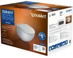 Architec Wc-set Wandh&auml;ng. Wei&szlig; Hochglanz, 4,5l, Tiefsp&uuml;ler, Rimless, Waagerecht -