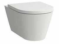 Laufen - Kartell Wand-WC, Tiefspüler, spülrandlos, 545x370x355, Farbe: Snow (weiß