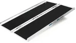 Wiltec Rollstuhlrampe Faltbar 122 Cm 270 Kg, Mobile Auffahrschiene Als...
