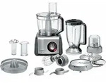 Bosch - K&uuml;chenmaschine -, Multitalent 8, 1250 W, Schwarz, Edelstahl, Mc812m844