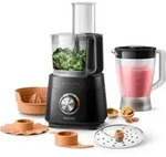 Philips Hr7510/10 Robot Compact Viva Collection - 800w, Avec Blender 1l Et