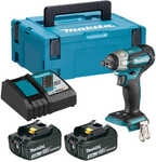 Schlagschrauber 18v Lxt 180 Nm 1/2' (2x3,0 Ah) In Makpac Makita Dtw181rfj
