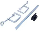 Kit Zubeh&ouml;r Schraubklemmen F&uuml;hrungsschiene Tauchs&auml;ge Scheppach Pl55/75