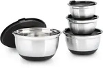 Sch&uuml;ssel Set Bowly Mit Deckel, Hxbxt: Ca. 14,5 X 25,5 X 25,5 Cm, 4er Set, Stapelbar,
