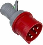 Cee Pr&uuml;fstecker Drehfeld-pr&uuml;fstecker 400v 32a 5-polig 6h Ip44