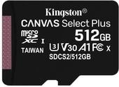 Kingston - Canvas Select Plus 512 Gb Microsd Speicherkarte