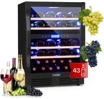 Klarstein - Vinovilla 43 Built-in Duo Onyx Edition Weink&uuml;hlschrank 129l 43 Fl. 2