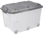 Aufbewahrungsbox Roller 57 L Inkl Deckel + Rollen Kunststoffbox - Rotho
