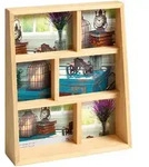 Rustic Galerier., 3x10x15 Und 3x10x10 Cm, Natur