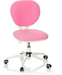 Kinderstuhl / Kinderschreibtischstuhl Kid Vivo Stoff Pink Hjh Office