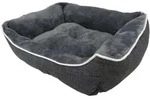 Komfortbett Classic Arno Eckig Grau Hundebett - Nobby