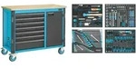 Hazet Fahrbare Werkbank, Schubladen, Flach: 6 X 81 X 522 X 398 Mm, Schubladen, Hoch: