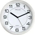 Unilux Attraction Wanduhr Quartz Grau Metallisch 22 Cm