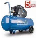 Scheppach Doppelzylinder Druckluft Kompressor Hc105dc 100l &Ouml;lfrei 10 Bar 2,5 Ps