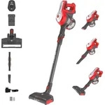 Hoover Hf122rh 011 Beutellos 0,9 L 170 W Rot, Silber